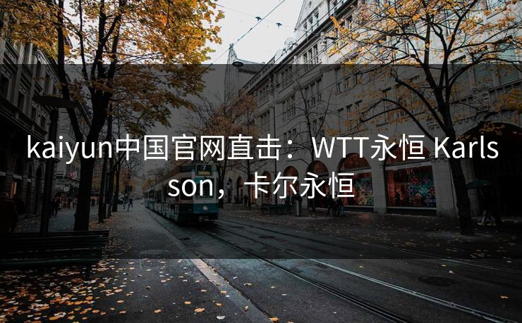 kaiyun中国官网直击：WTT永恒 Karlsson，卡尔永恒